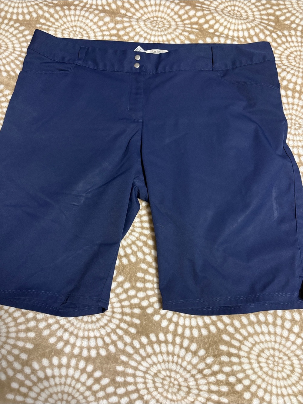 adidas Women's Navy Athletic Bermuda Shorts